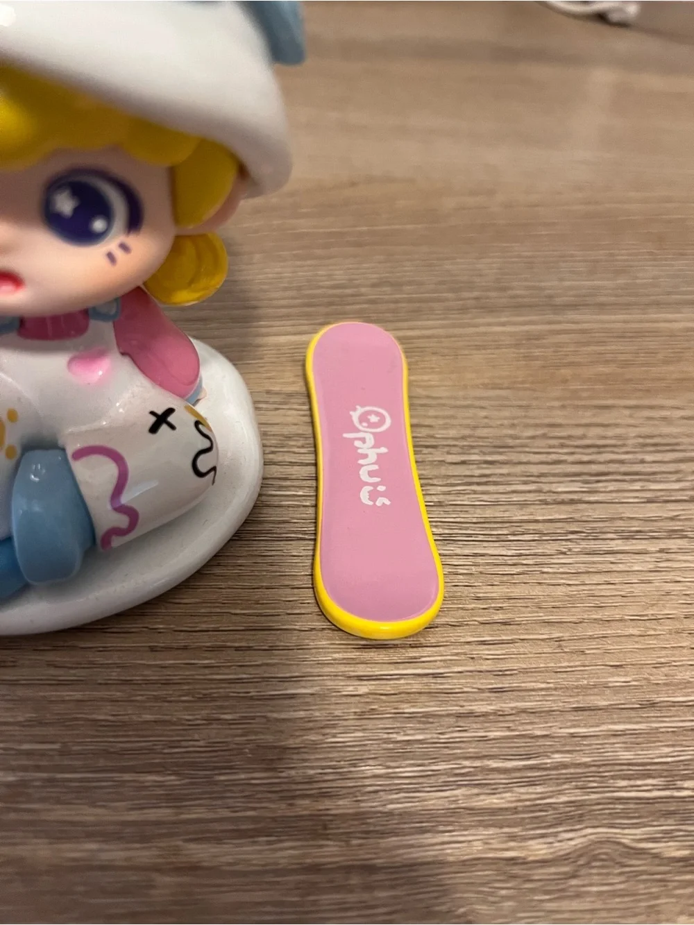 Ft. Fire x Ophuu Snow Day Figure with Snowboard & Bear Companion